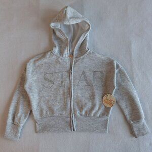 NWT Sweet Butterfly Girls Sparkle Hoodie Size 7/8 Cozy Warm Girly Streetwear